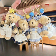 Bear Bag Pendant Doll Plush Toy Keychain DIY Hanging Ornaments