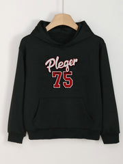 Girls Cartoon Pleger 75 Long Sleeve Hooded Sweatshirt