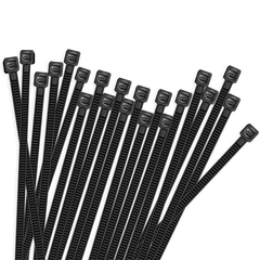 100pcs Heavy Duty Cable Zip Ties 25.4cm Self Locking Nylon Tie Wraps