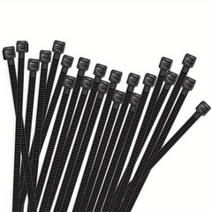 100pcs Heavy Duty Cable Zip Ties 25.4cm Self Locking Nylon Tie Wraps