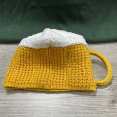 Funny 3D Cup Knitted Hat Winter Warm Cap For Women Men