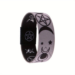 Mystical Moon & Pentagram Elastic Bracelet