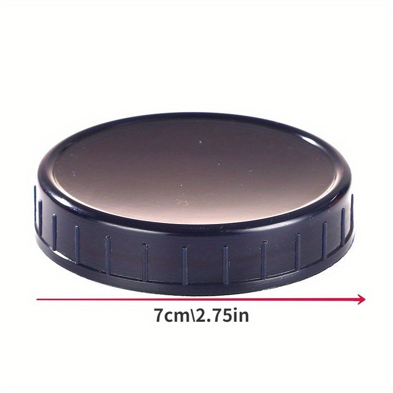10pcs Leakproof Mason Jar Lids, Colorful Plastic Dustproof Caps