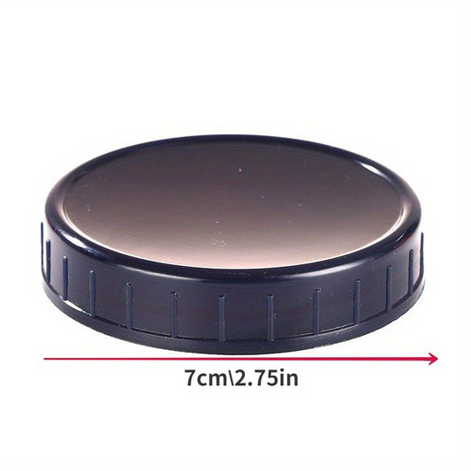 10pcs Leakproof Mason Jar Lids, Colorful Plastic Dustproof Caps