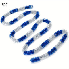 2-Color Holiday Tops Pull Flower Ribbons for Christmas Tree Pendants