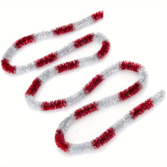 2-Color Holiday Tops Pull Flower Ribbons for Christmas Tree Pendants