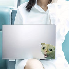 Funny Coughing Cat Meme Vinyl Waterproof Sticker