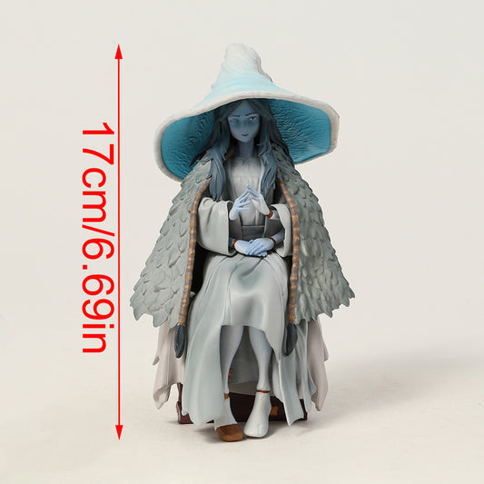 6.69in Witch Girl Figure Model Desktop Collection Toy Gift