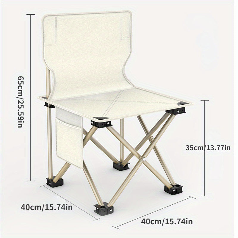 Portable Folding Leisure Chair for Outdoor Fishing Camping Beach