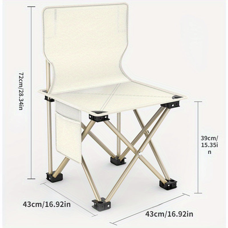 Portable Folding Leisure Chair for Outdoor Fishing Camping Beach