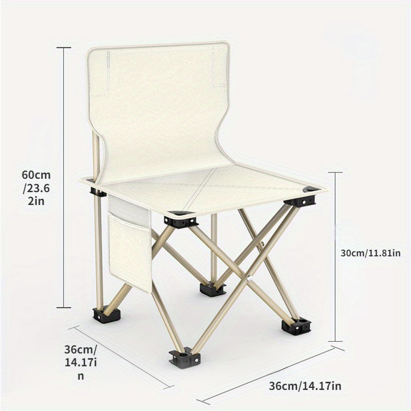 Portable Folding Leisure Chair for Outdoor Fishing Camping Beach