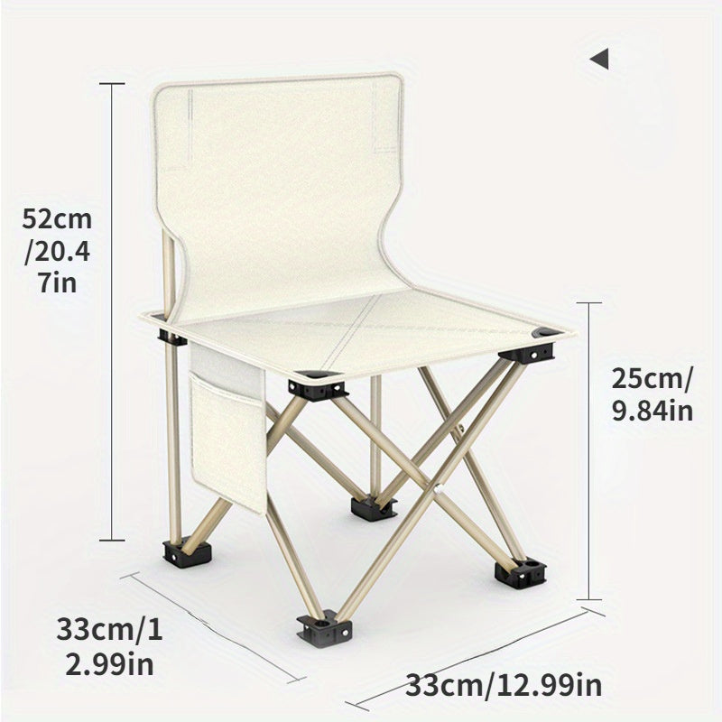 Portable Folding Leisure Chair for Outdoor Fishing Camping Beach