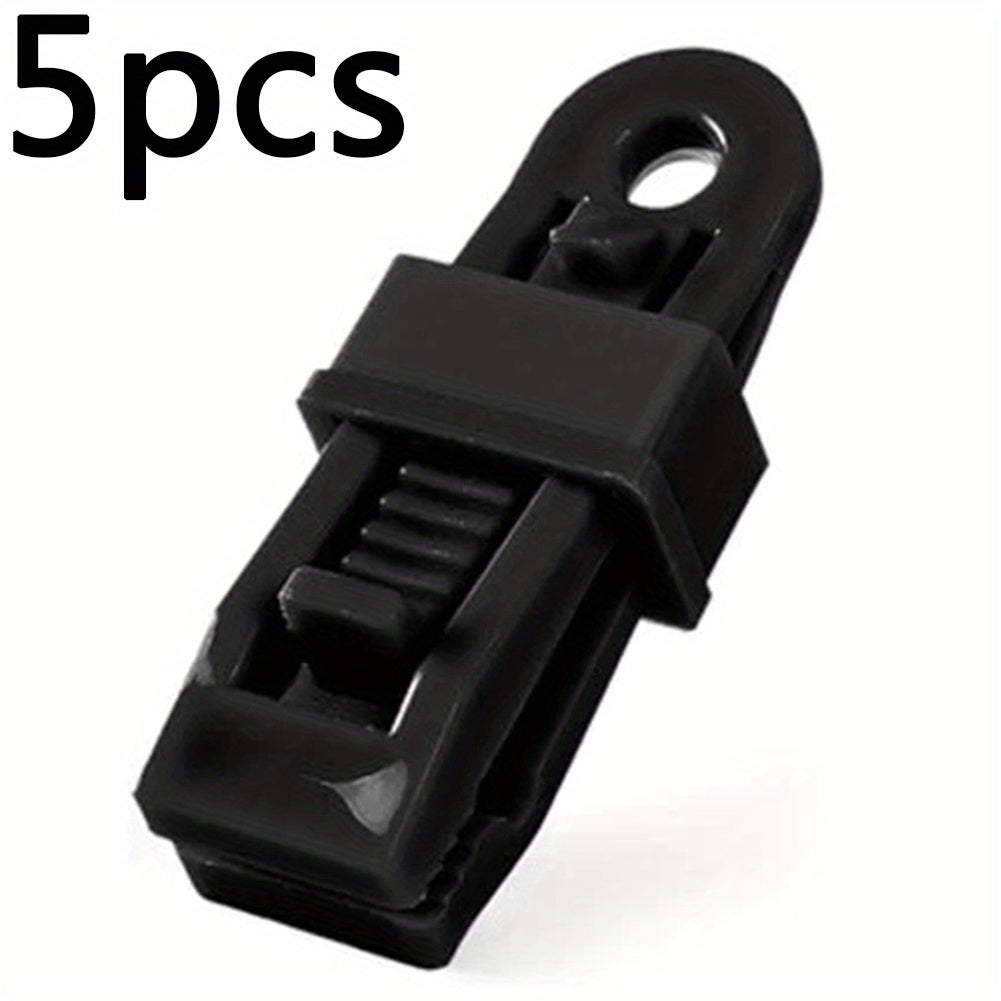 Adjustable Heavy Duty Lock Grip Tarp Clamp Windproof Awning Cord Clip