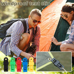 Adjustable Heavy Duty Lock Grip Tarp Clamp Windproof Awning Cord Clip