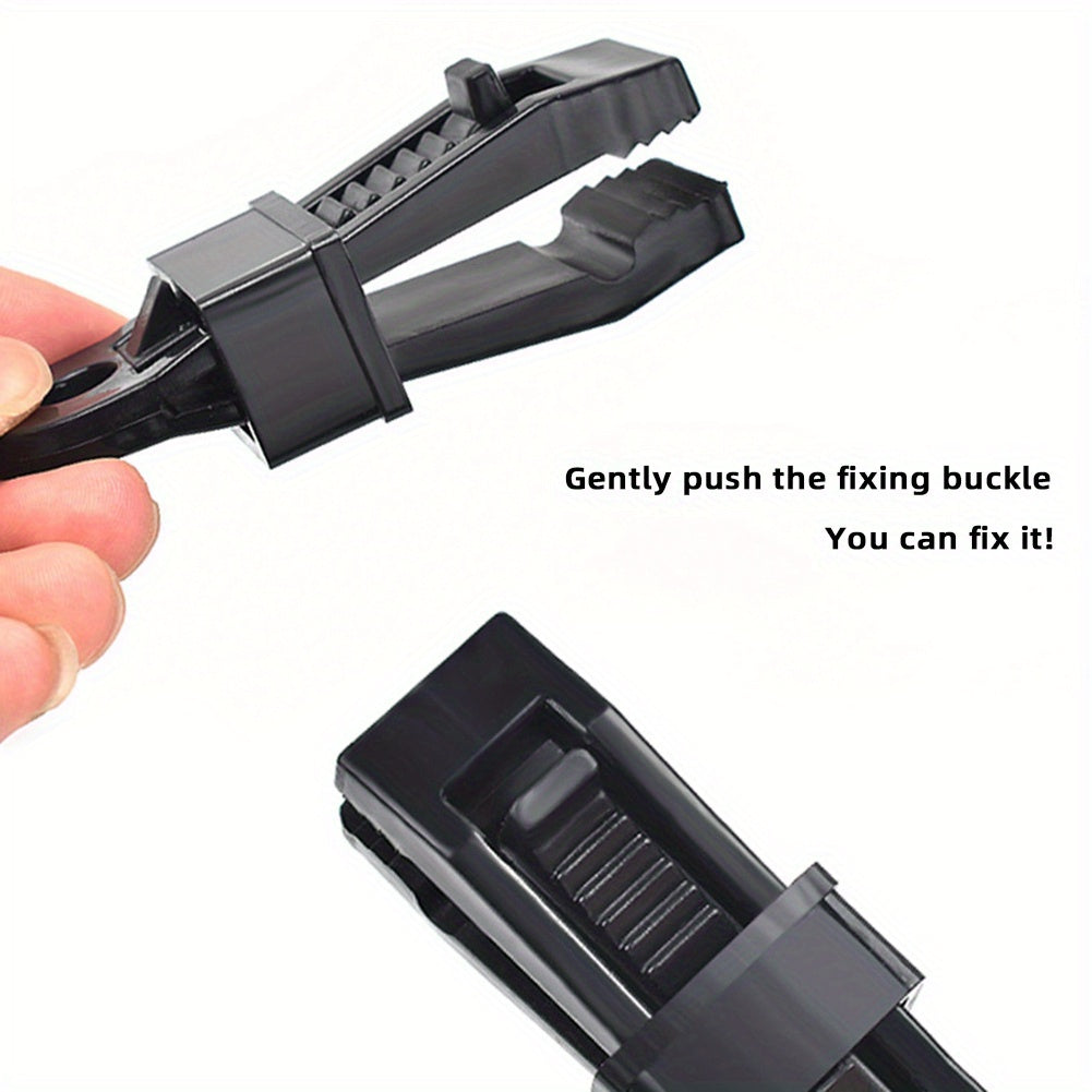 Adjustable Heavy Duty Lock Grip Tarp Clamp Windproof Awning Cord Clip