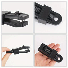 Adjustable Windproof Tent Clips 20pcs For Tarp & Shades Cloth Camping