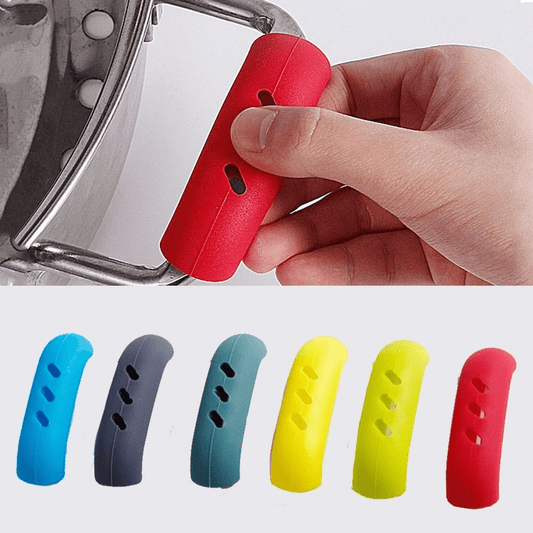 3 Pairs Silicone Handles Anti-scald Non-slip Pot Handles Clips