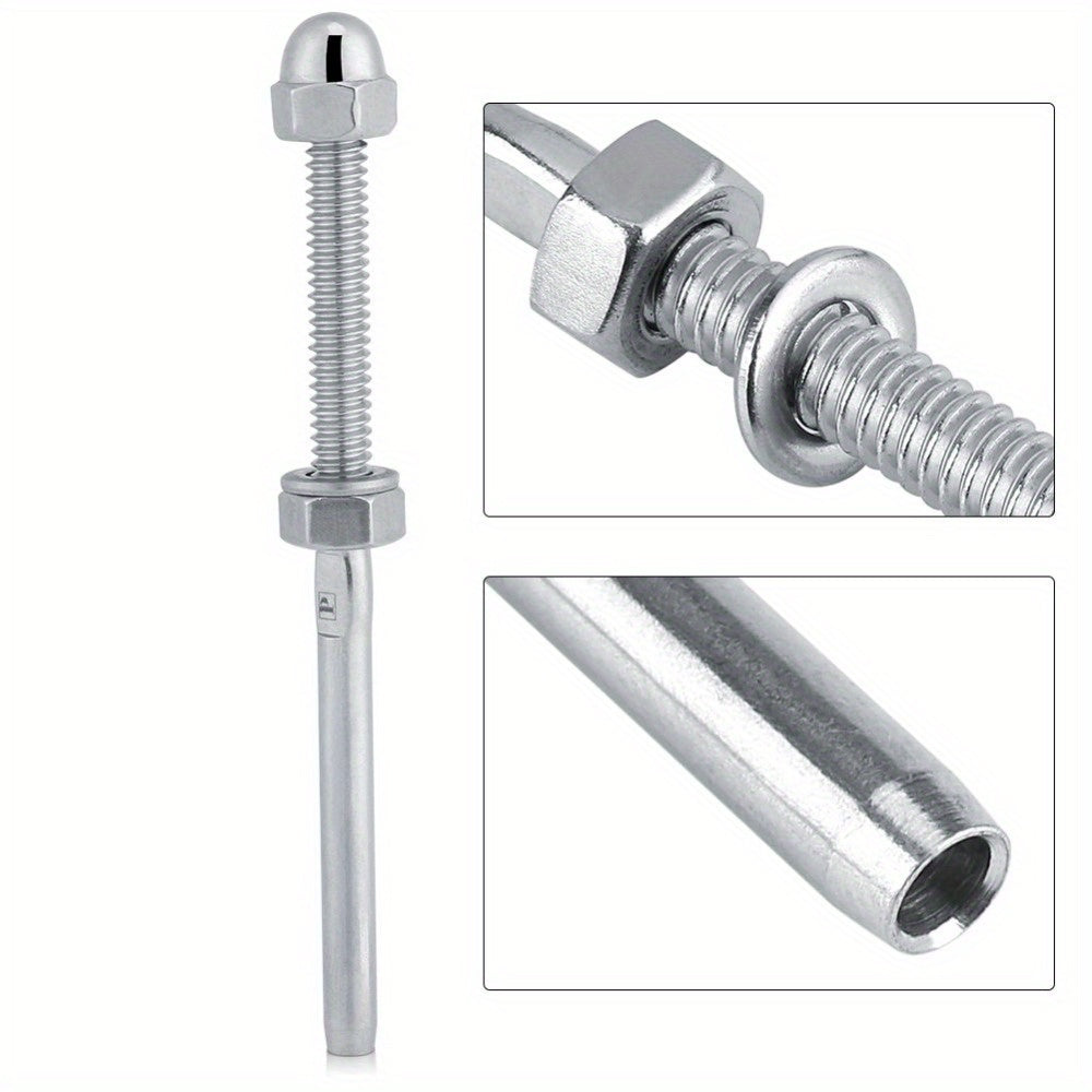 10pcs Stainless Steel Cable Tensioners for 1/8 Cable Railing