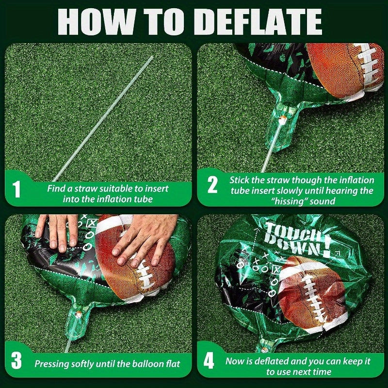 6pcs Football Balloon Set Birthday Party Decoration