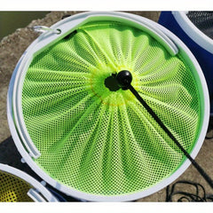 Multifunctional Folding Bucket With Net for Outdoor Fishing Camping