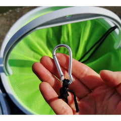 Multifunctional Folding Bucket With Net for Outdoor Fishing Camping