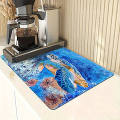Underwater Element Rug Hand Washable Carpet Home Decor Room Accessories
