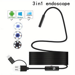 5.5mm Car Inspection Endoscope Camera Magnet Waterproof Mirror Android