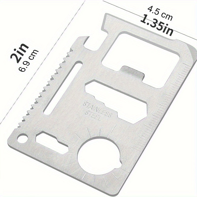 Survival Credit Card Multitool with Bottle Opener
