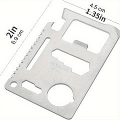 Survival Credit Card Multitool with Bottle Opener