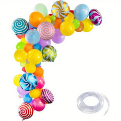 88pcs Candy Balloon Arch Set, Christmas Party Decoration
