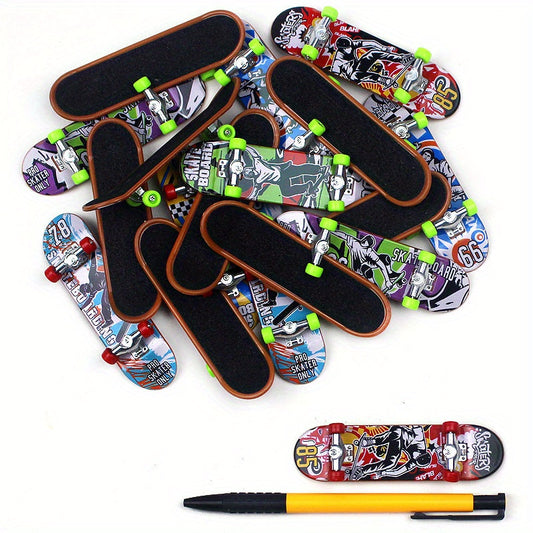 Alloy Finger Skateboard Small Toy for Desktop Play