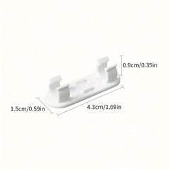 10pcs Cable Management Clips Adhesive Cord Holder For TV PC Ethernet Cable
