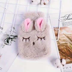 Plush Rabbit Hand Warmer with Hot Water Bag