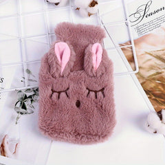 Plush Rabbit Hand Warmer with Hot Water Bag