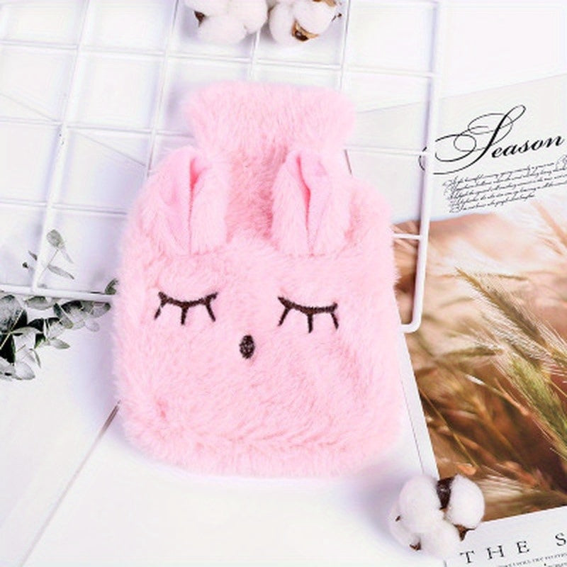 Plush Rabbit Hand Warmer with Hot Water Bag