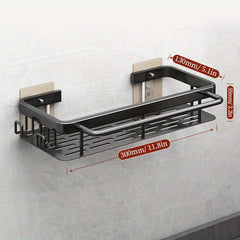 Wall Mounted Sink Storage Rack Stainless Steel Kitchen Organizer