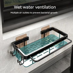 Wall Mounted Sink Storage Rack Stainless Steel Kitchen Organizer