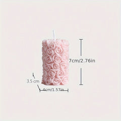 Rose Aromatherapy Candlestick for Birthday Wedding Christmas Decor