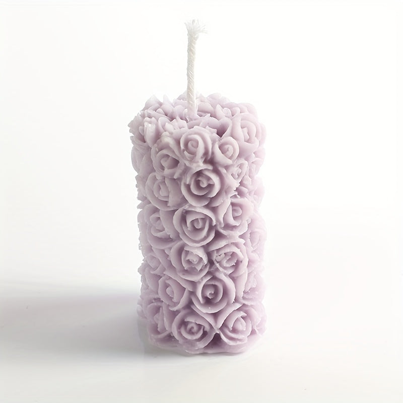 Rose Aromatherapy Candlestick for Birthday Wedding Christmas Decor