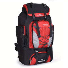 Men's Waterproof 80L Hiking Backpack Camping Rucksack