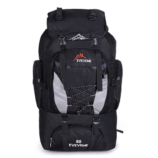 Men's Waterproof 80L Hiking Backpack Camping Rucksack