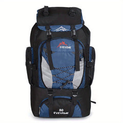 Men's Waterproof 80L Hiking Backpack Camping Rucksack