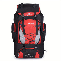 Men's Waterproof 80L Hiking Backpack Camping Rucksack