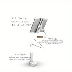 Adjustable Desktop Tablet Holder Stand for 4-10.6 Inch Tablets