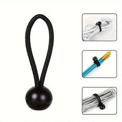 5pcs 4MM Tent Elastic Ball Rope Camping Awning Storage