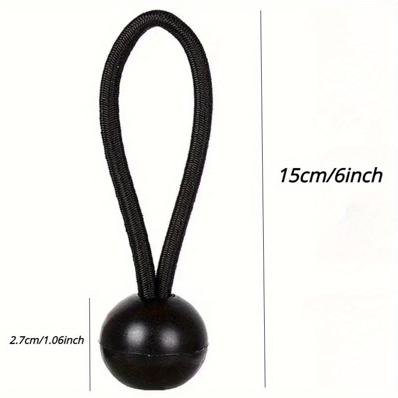 5pcs 4MM Tent Elastic Ball Rope Camping Awning Storage