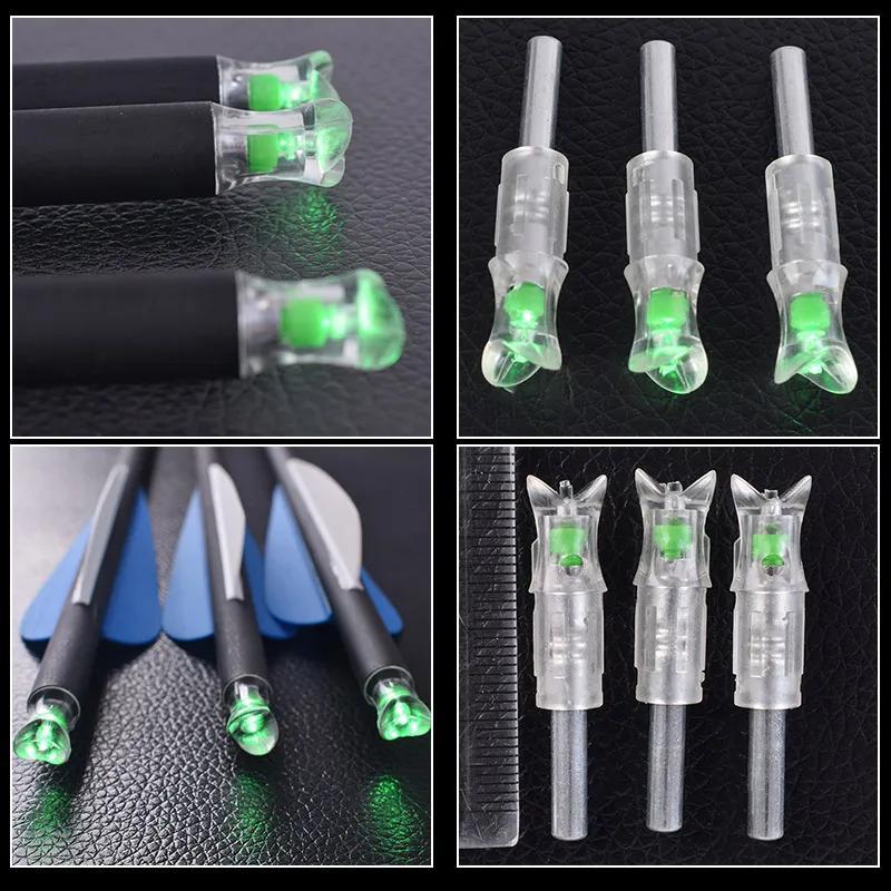 3pcs Lighted Arrow Nock For 7.6mm Shaft Archery Accessory