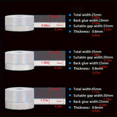 Silicone Weather Stripping Door Window Seal Strip 16ft Long 25mm Width