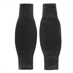 2pcs Knee Pads Winter Warm Protection Double Thick Order Size Up