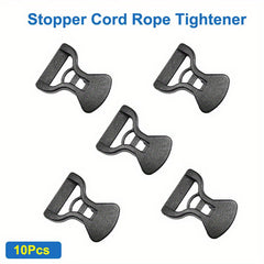 10pcs Camping Awning Tent Guy Line Cord Rope Tightener Rope Tensioner
